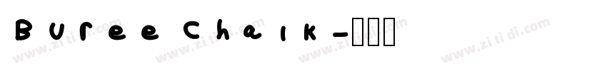 Buree Chalk字体转换